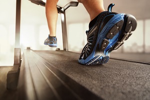 Milwaukee Man Running on Treadmill