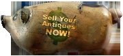 Sell Your Antiques NOW Hermann Figural Pig Bottle