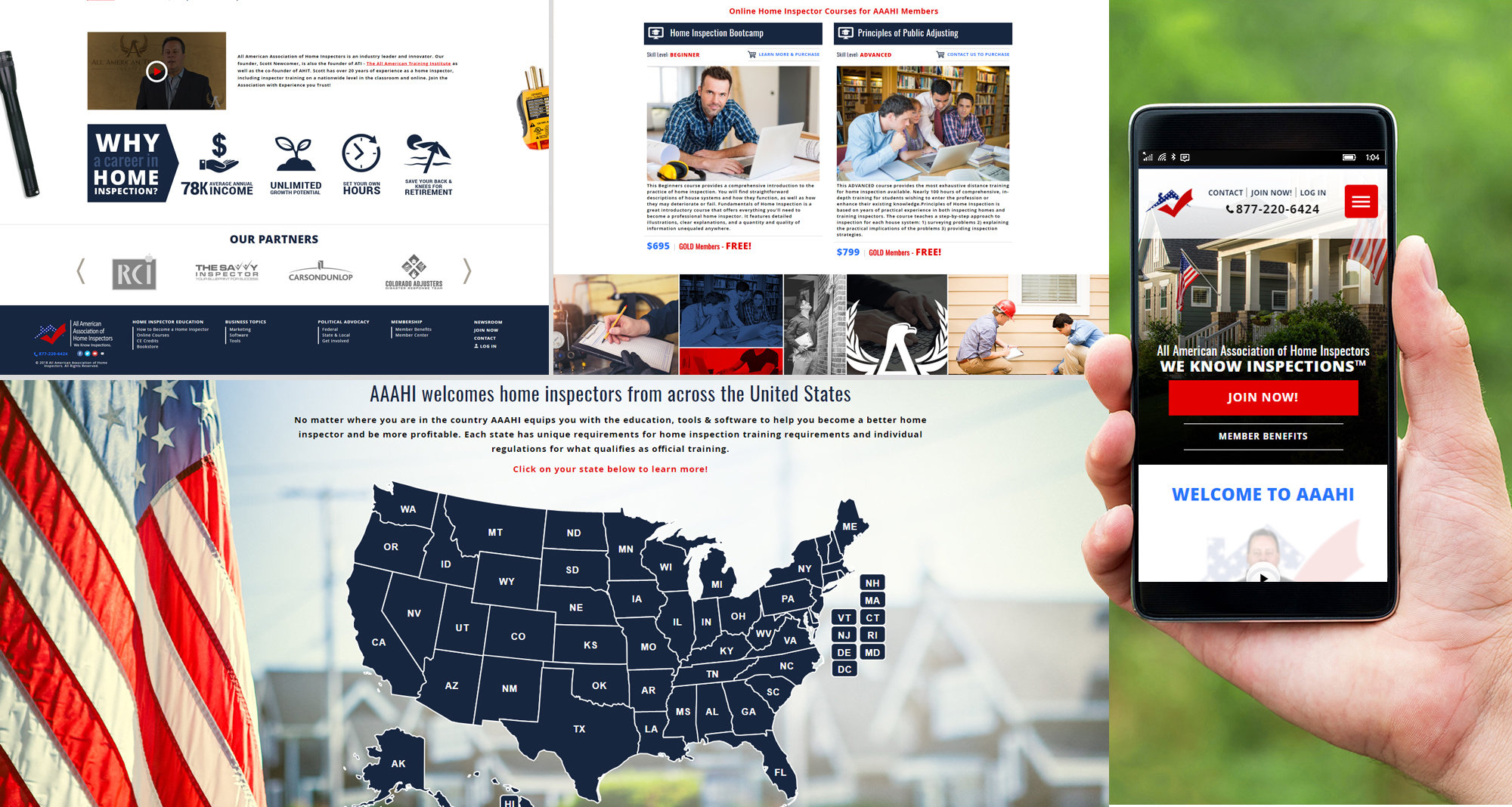 Milwaukee web marketing for AAAHI 