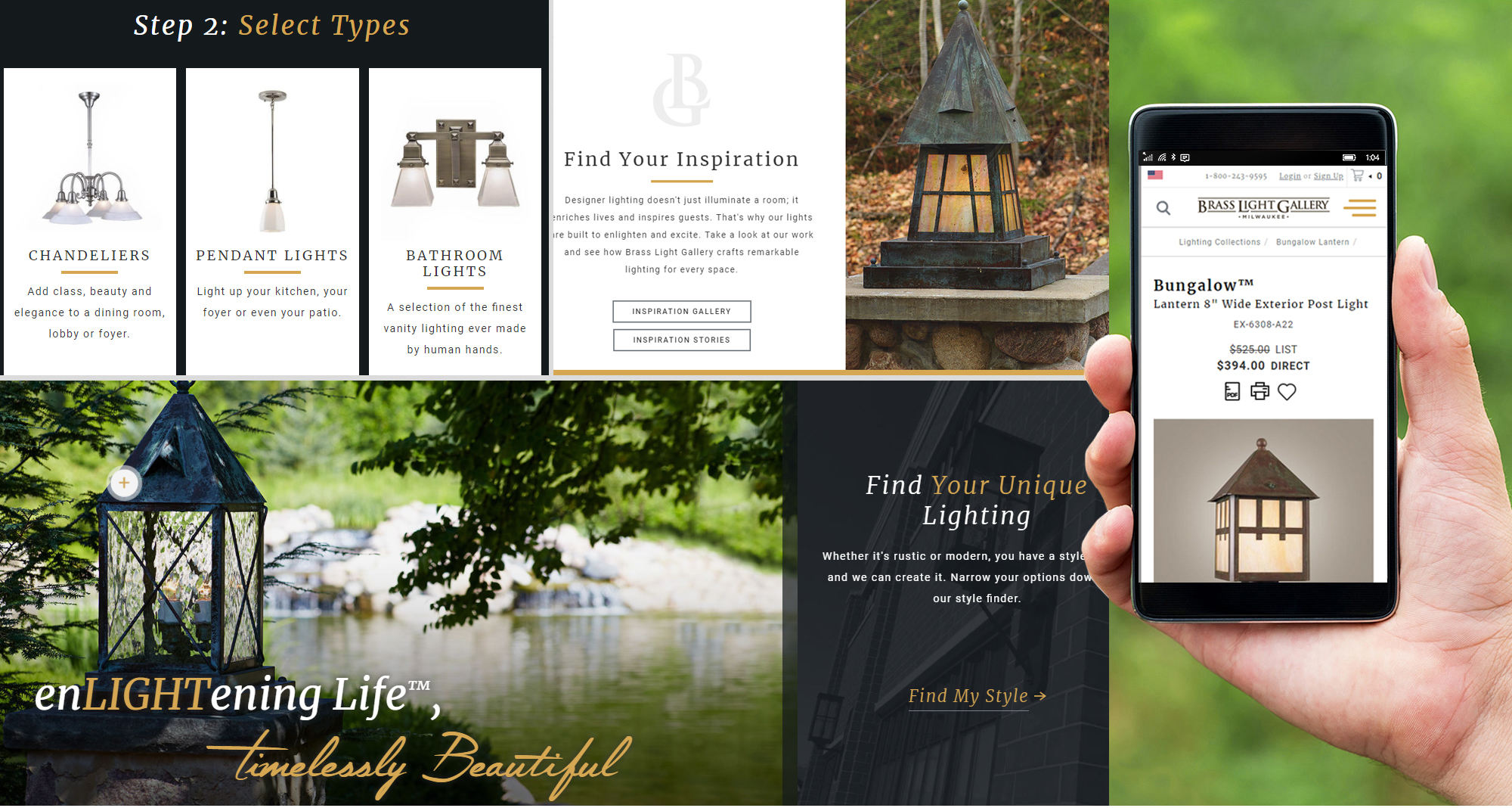 Milwaukee web marketing for Brass Light Gallery 
