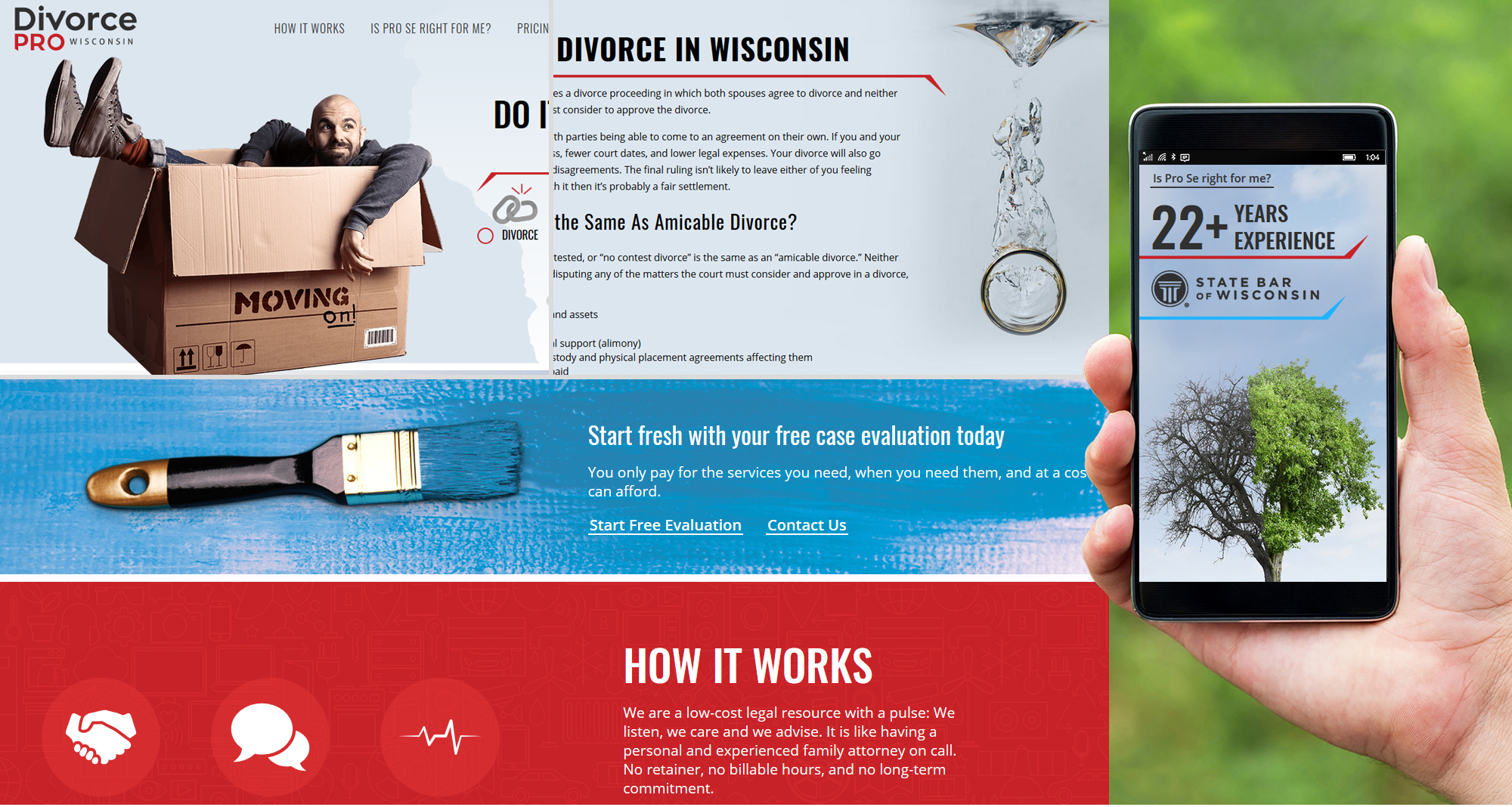 Milwaukee web marketing for Divorce Pro Wisconsin