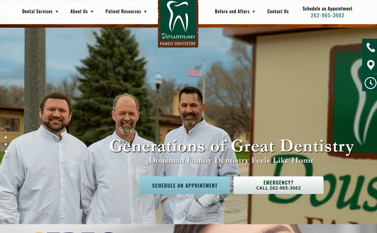 iNET crafts professional website marketing strategies for Dousman dentists