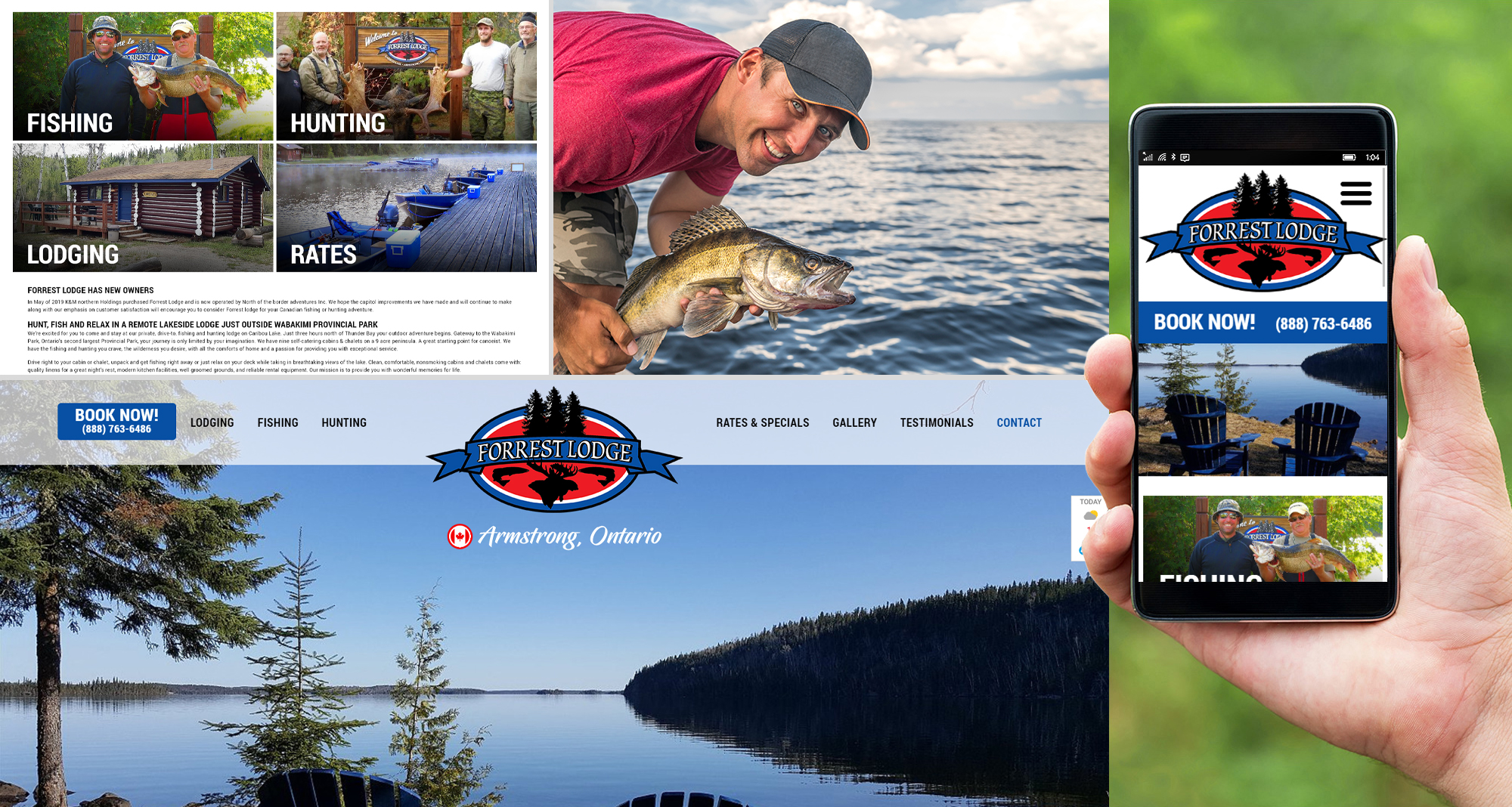 Milwaukee web design and development for Forrest Lodge