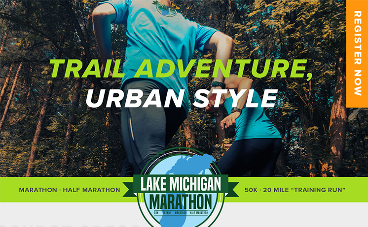 Milwaukee website design and online marketing make Lake Michigan Marathon a winner