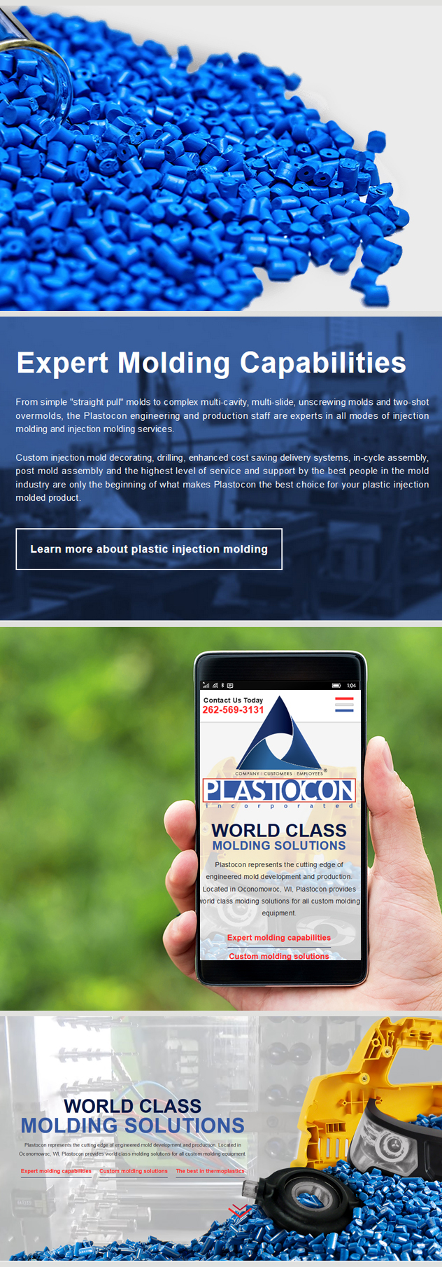 Milwaukee web marketing for Plastocon Inc.
