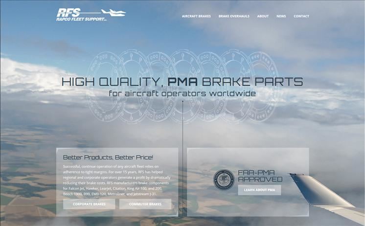Aircraft brake parts supplier soars with iNET’s profit-generating website design