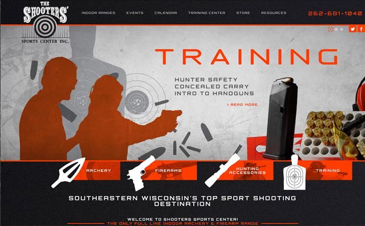 Waukesha’s indoor shooting range targets the right audiences with the help of iNET’s innovative web designers