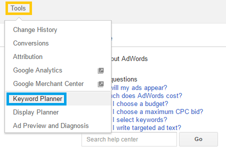 Google Keyword Research