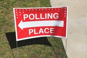 Polling Place Yard Sign