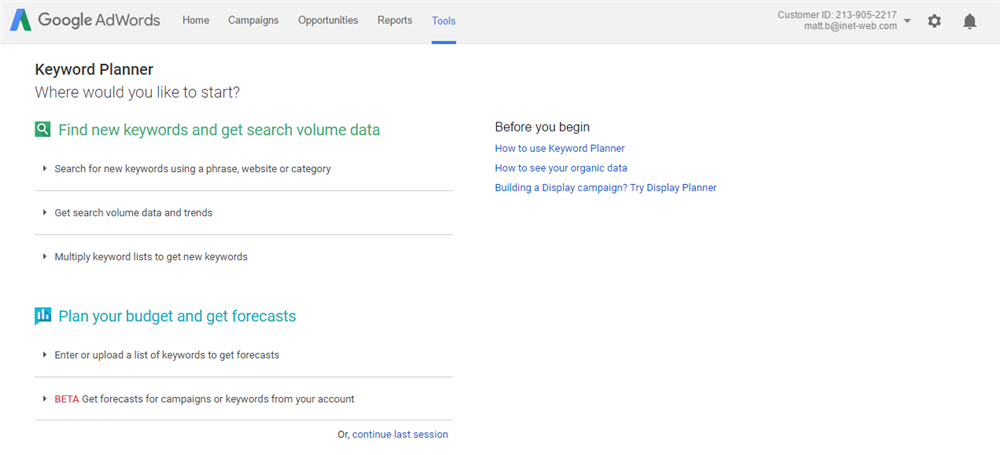 Keyword Research Tips