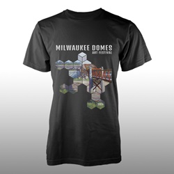 Milwaukee Domes Art Festival Tshirt designed by  iNET Web