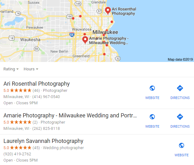 Photography Website Design in Milwaukee, WI