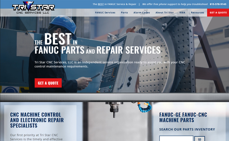 FANUC and GE FANUC part repair services company relies on iNET innovative website marketing strategies in reaching out to customers and prospects throught the United States FANUC and GE FANUC part repair services company relies on iNET innovative website marketing strategies in reaching out to customers and prospects throught the United States