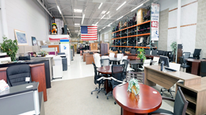 Panoramic photograph of Waukesha business