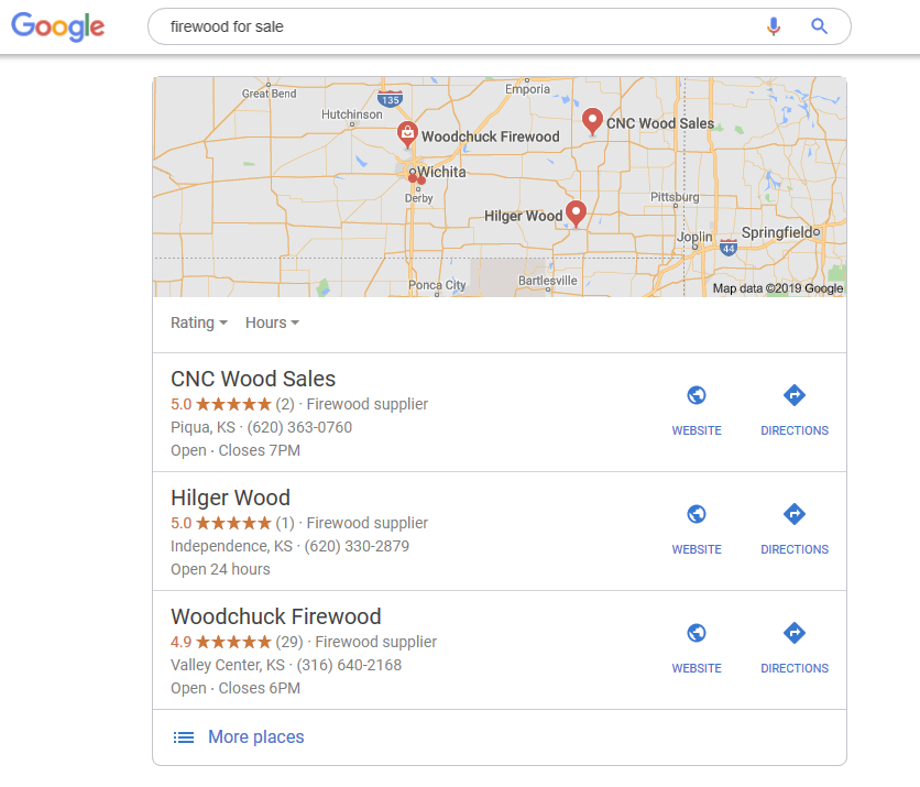 We research the highest ranking Google results Timber company Website Design in Milwaukee, WI
