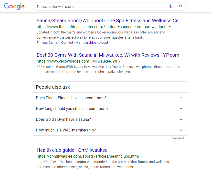Fitness center web marketers in milwaukee