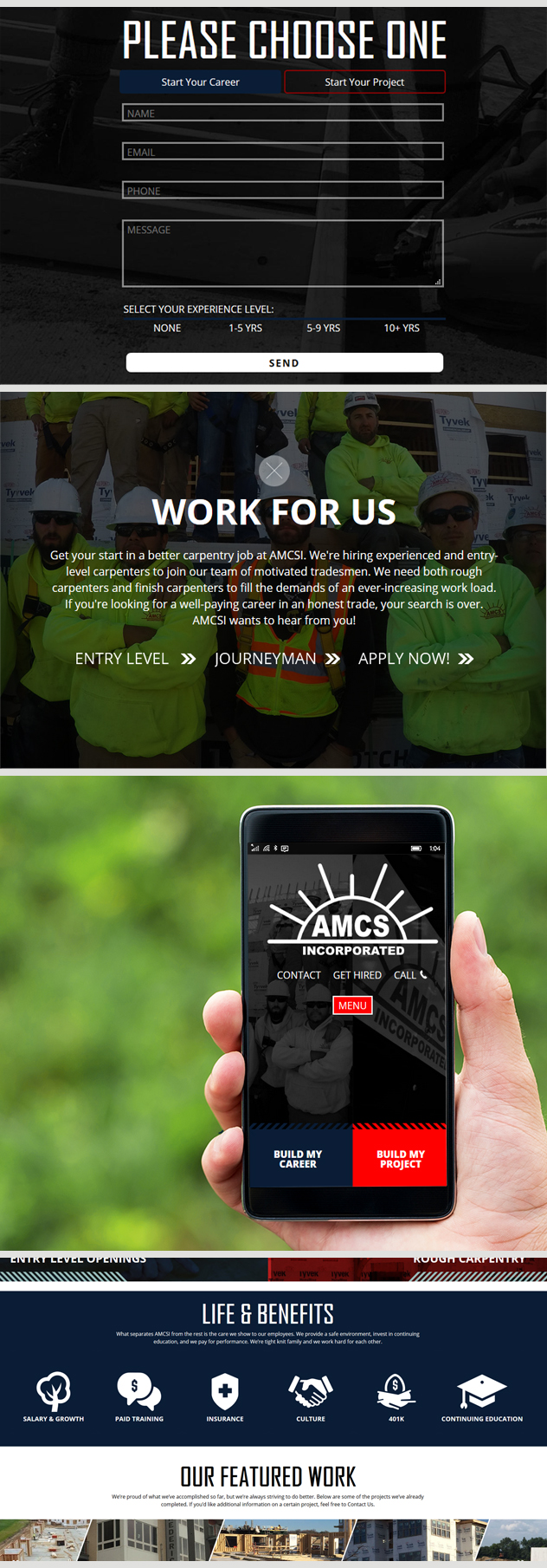 Milwaukee web marketing for AMCS Inc. 