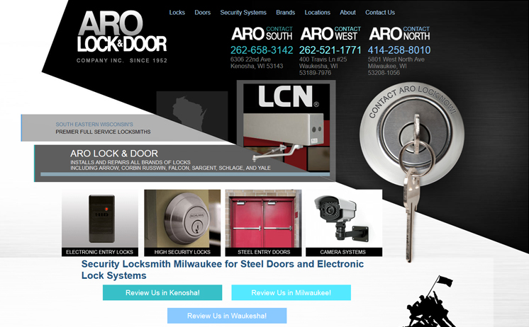 Locksmithing company targets the right audiences with the help of iNET’s innovative web designers