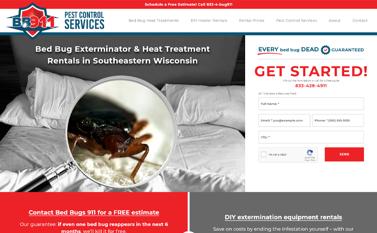 Bed Bugs 911 Homepage