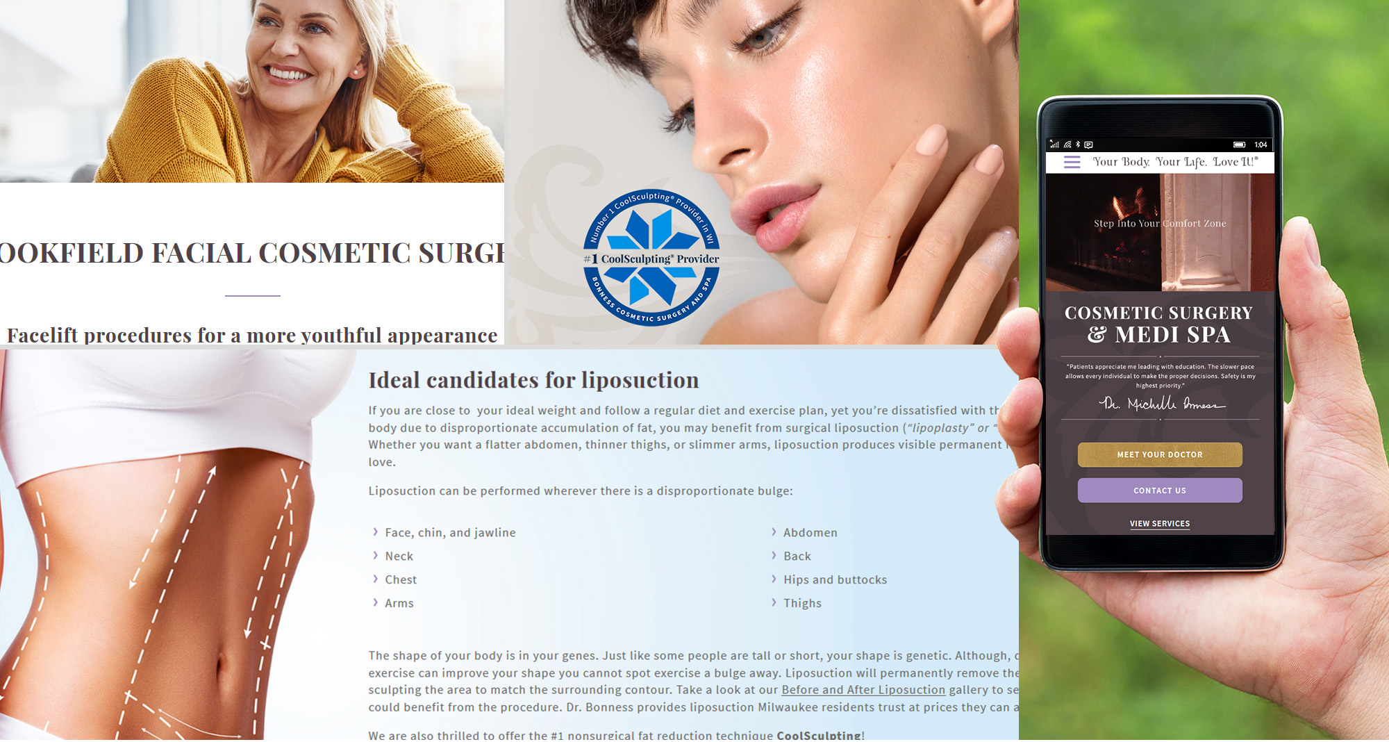 Cosmetic Surgery Website Designed by iNET