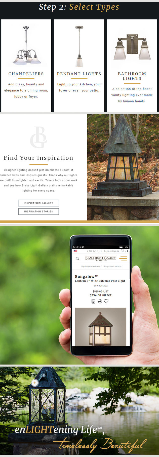 Milwaukee web marketing for Brass Light Gallery 