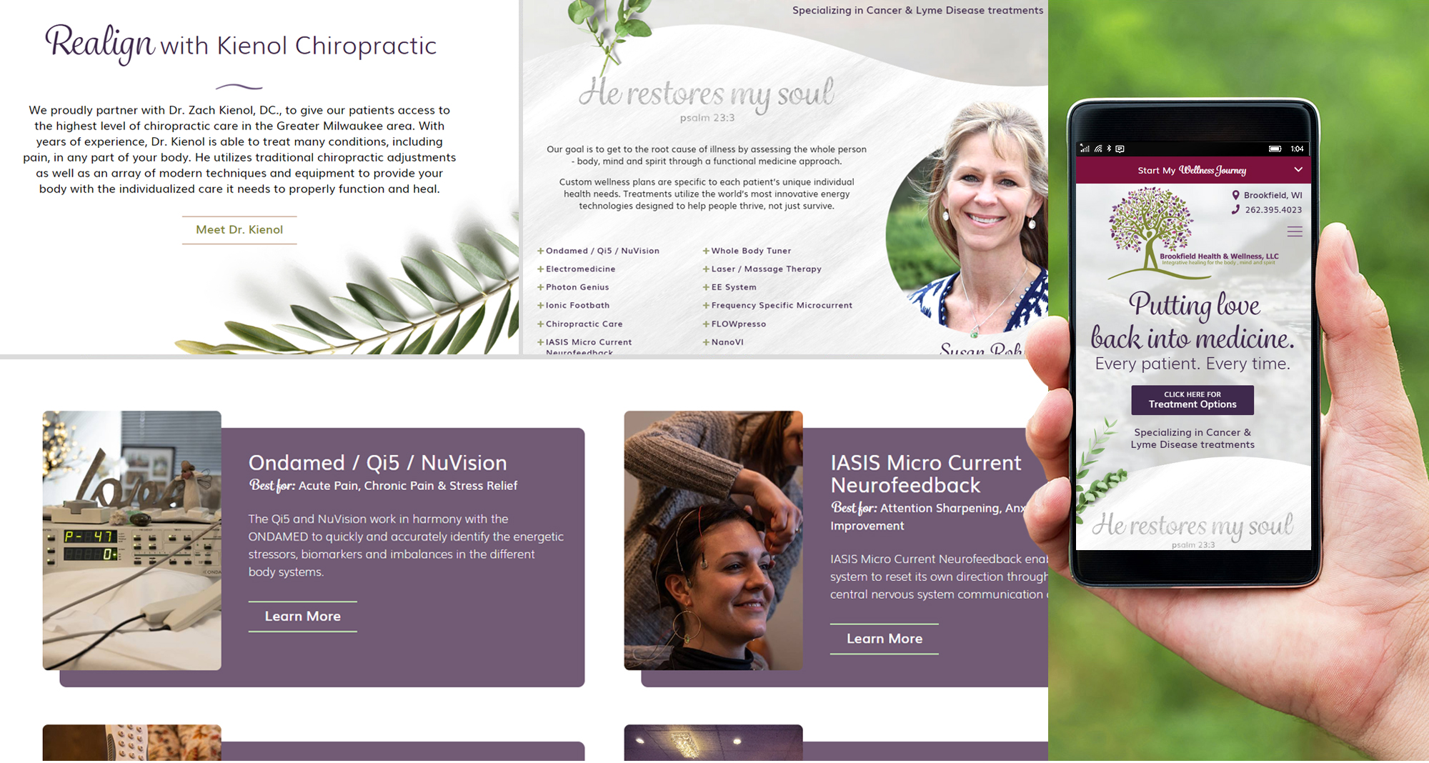 Milwaukee web marketing for Brookfield Health and Wellness