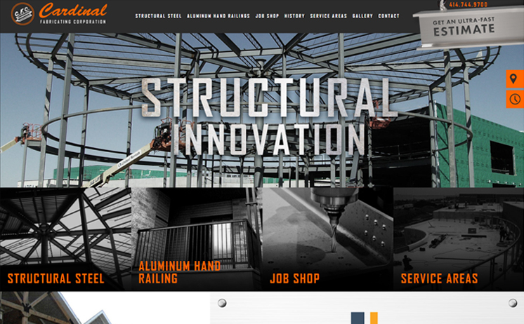 Milwaukee steel fabricating company succeeds with iNET's creative internet marketing and web design