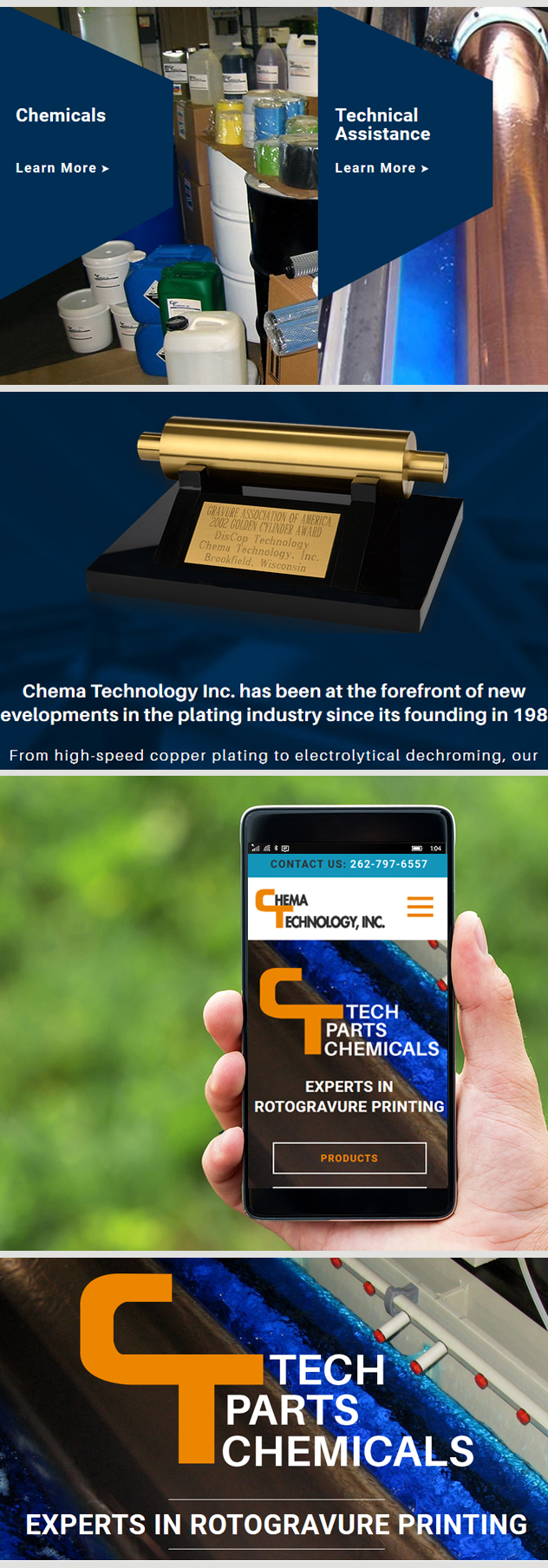 Milwaukee web marketing for Chema Technologies