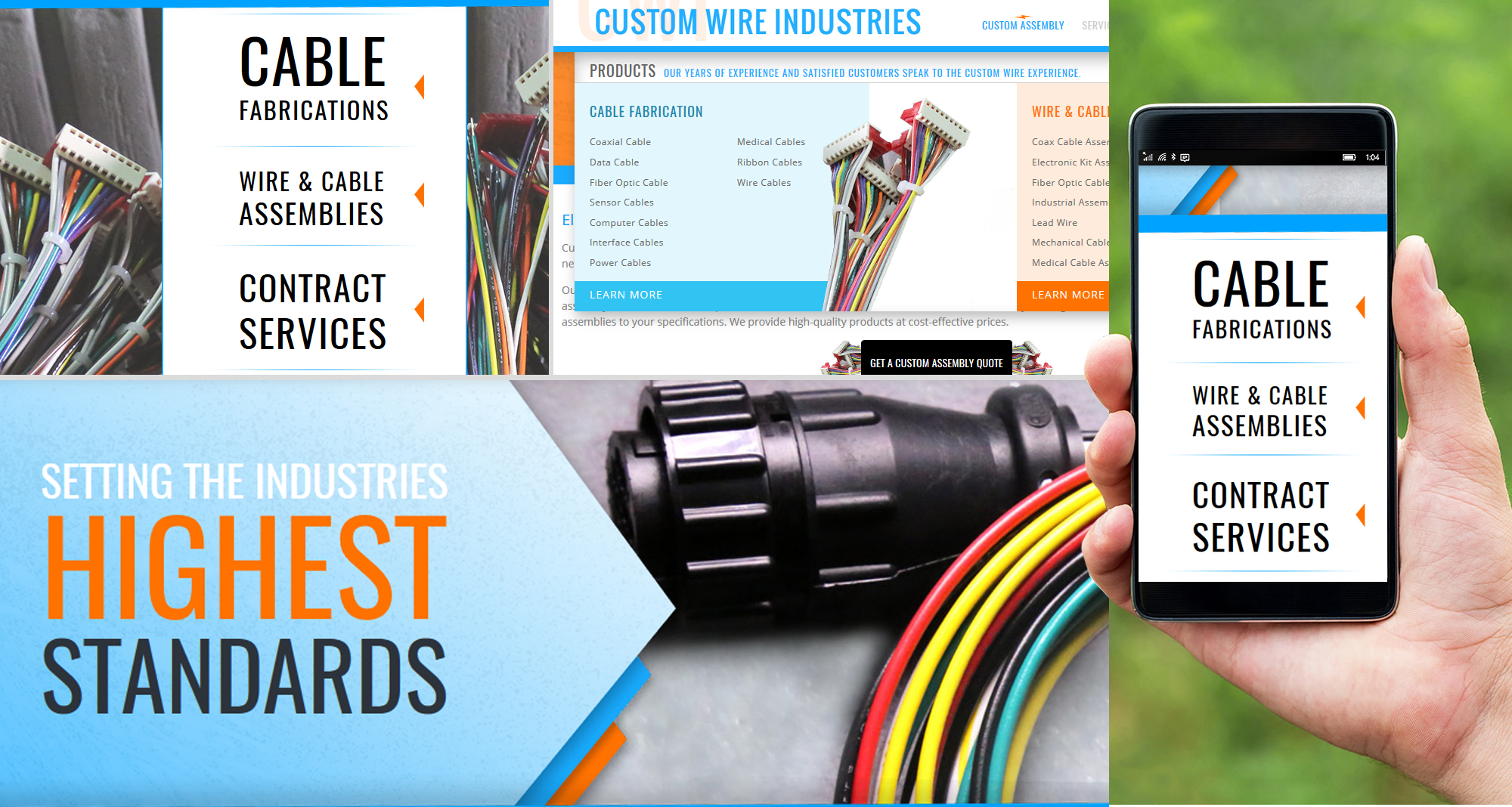 Milwaukee web marketing for Custom Wire Industries