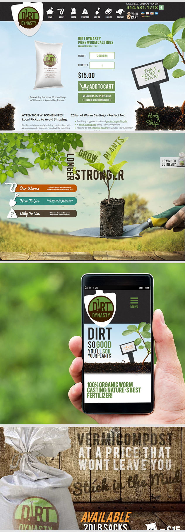 Dirt Dynasty Website Designed by iNET
