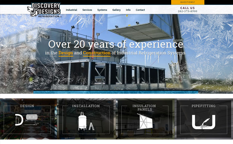 Industrial refrigeration systems company targets the right audiences with the help of iNET’s innovative web designers