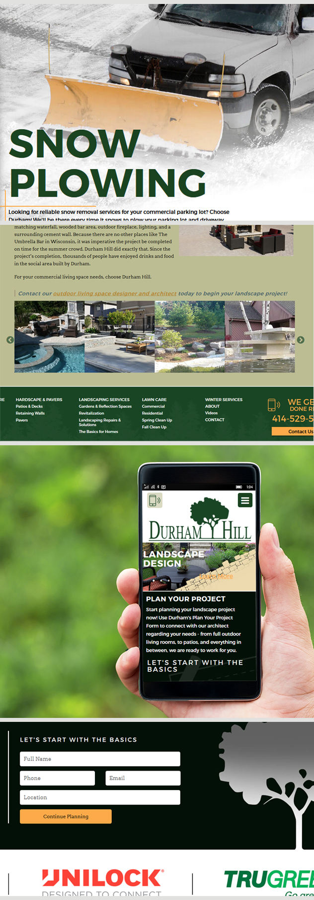 Milwaukee Web Design for Landscapers