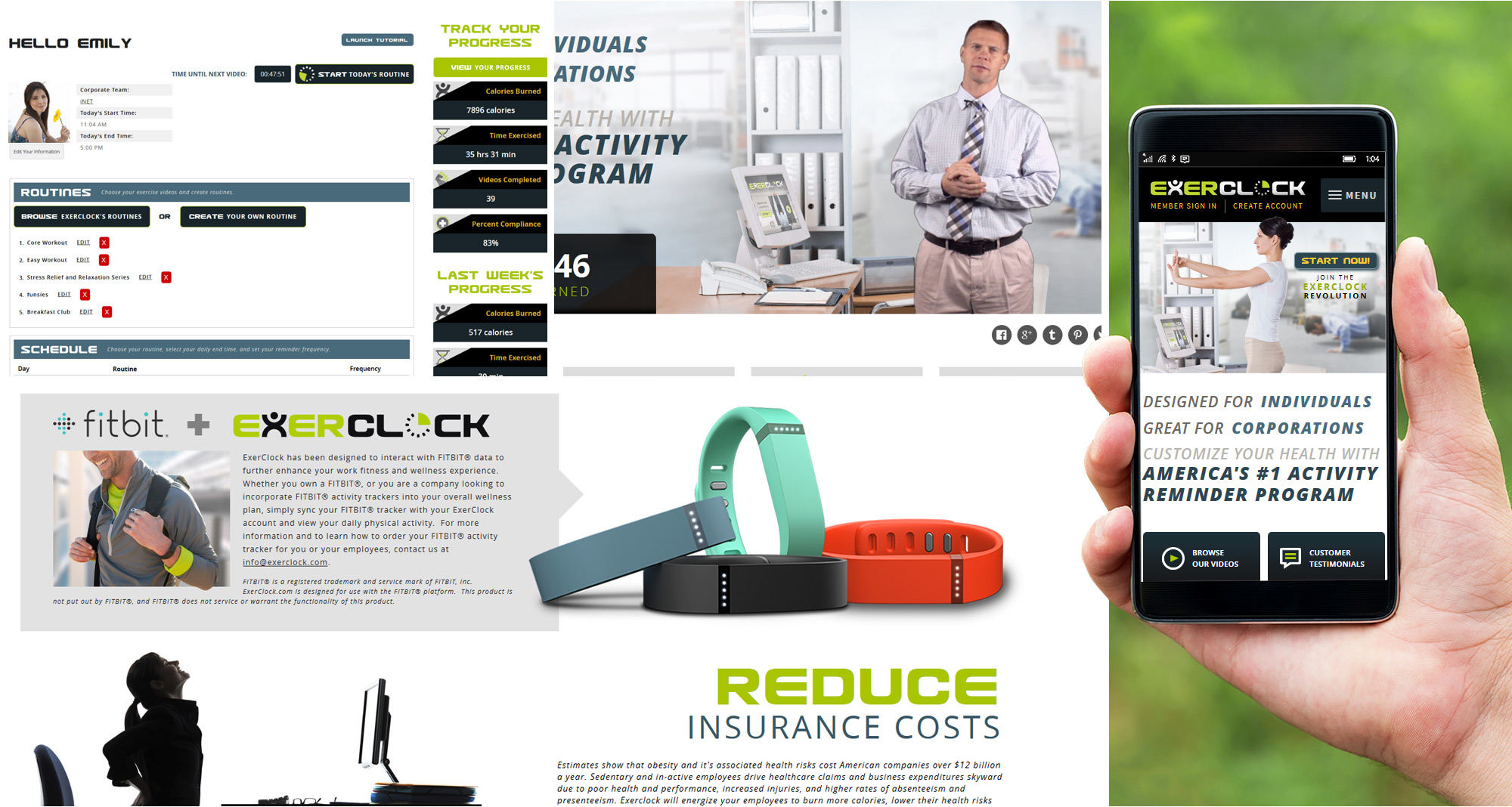 Custom Work Fitness Website Designed by iNET