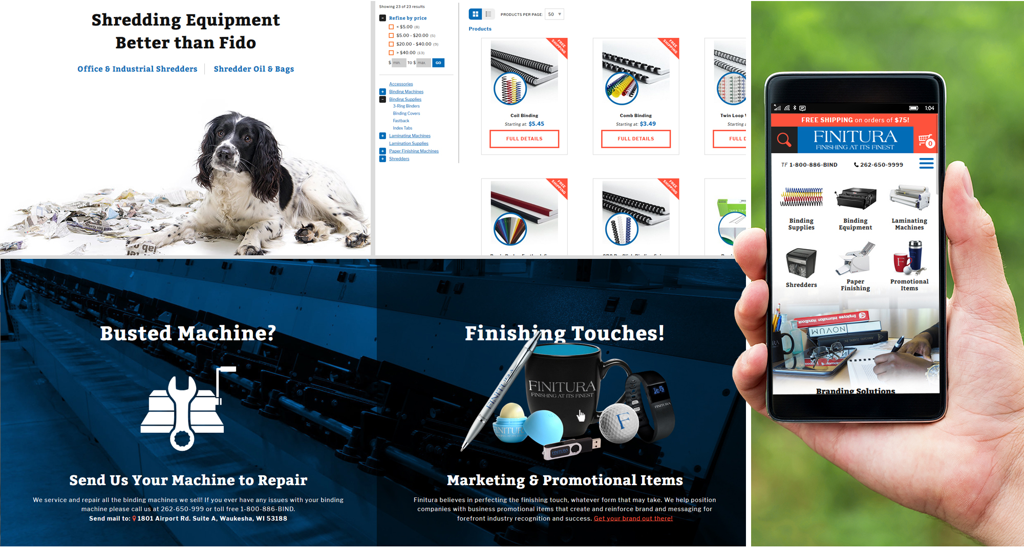 Milwaukee web marketing for Finitura