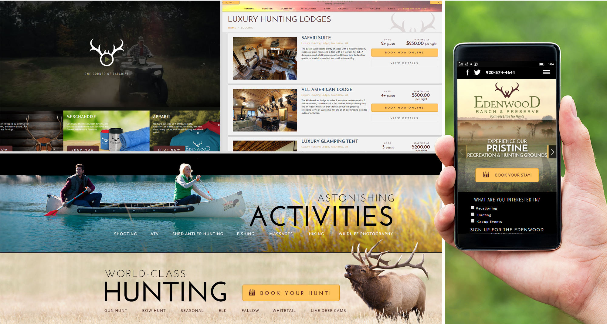 Wisconsin Luxury Resort Website by iNET