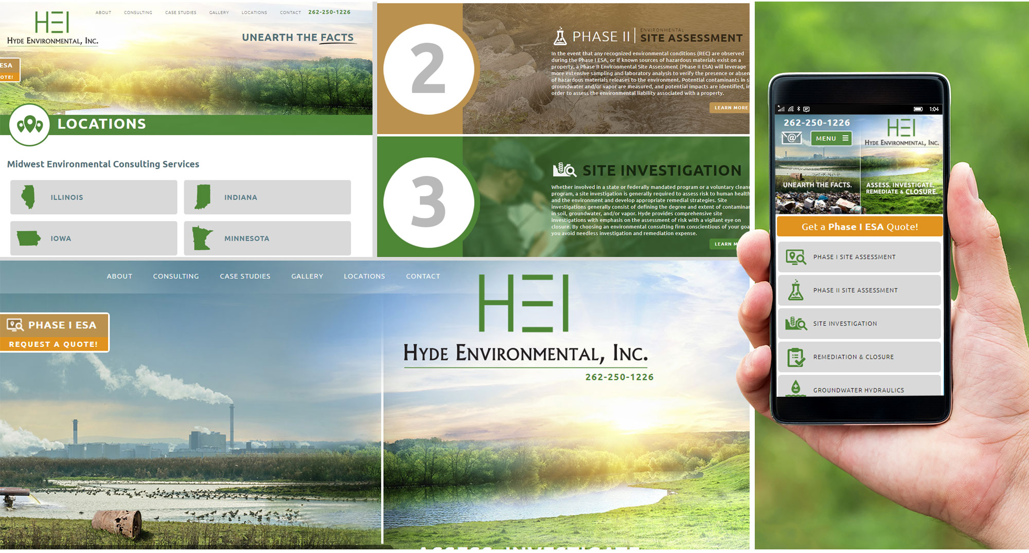 Milwaukee web marketing for Hyde Environmental Inc. 