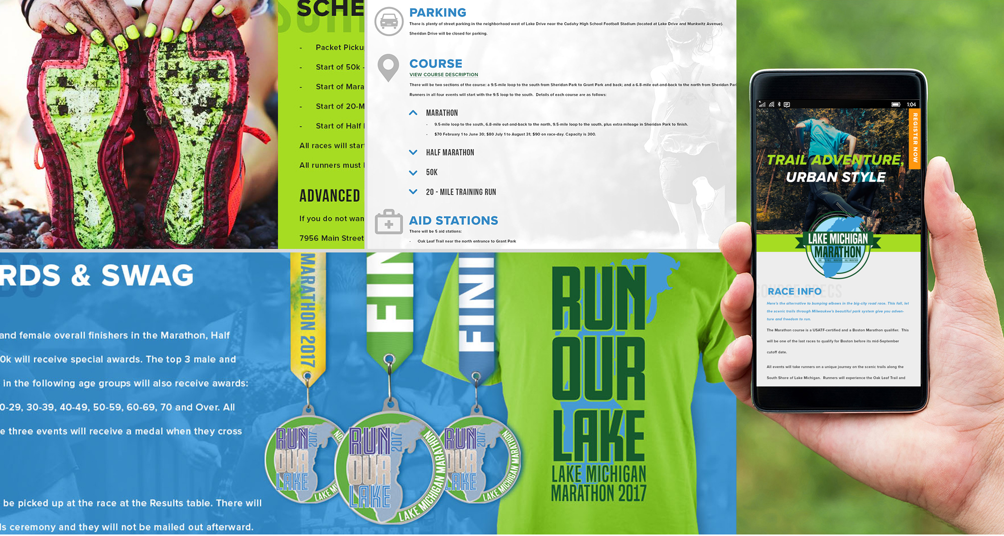 Milwaukee web marketing for Lake Michigan Marathon