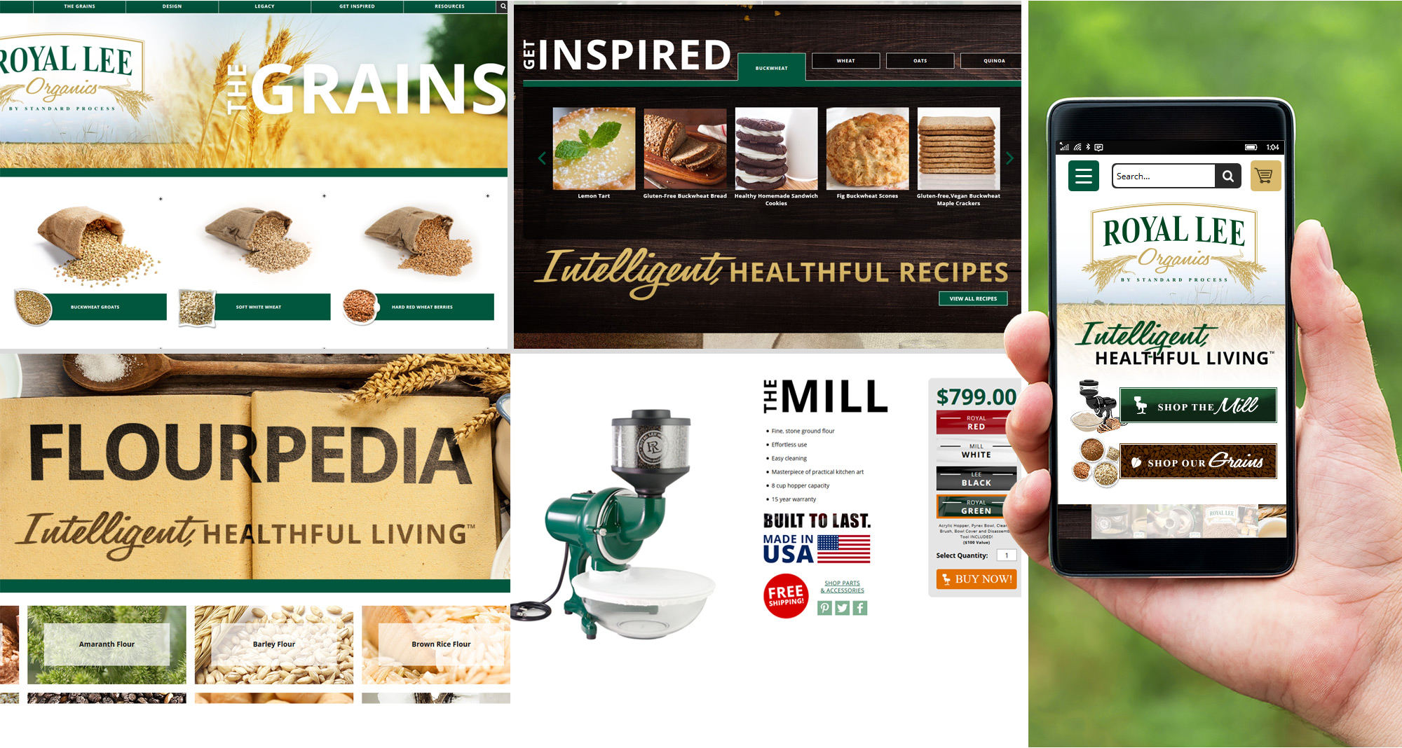 Organic Grain Ecommerce Website Design