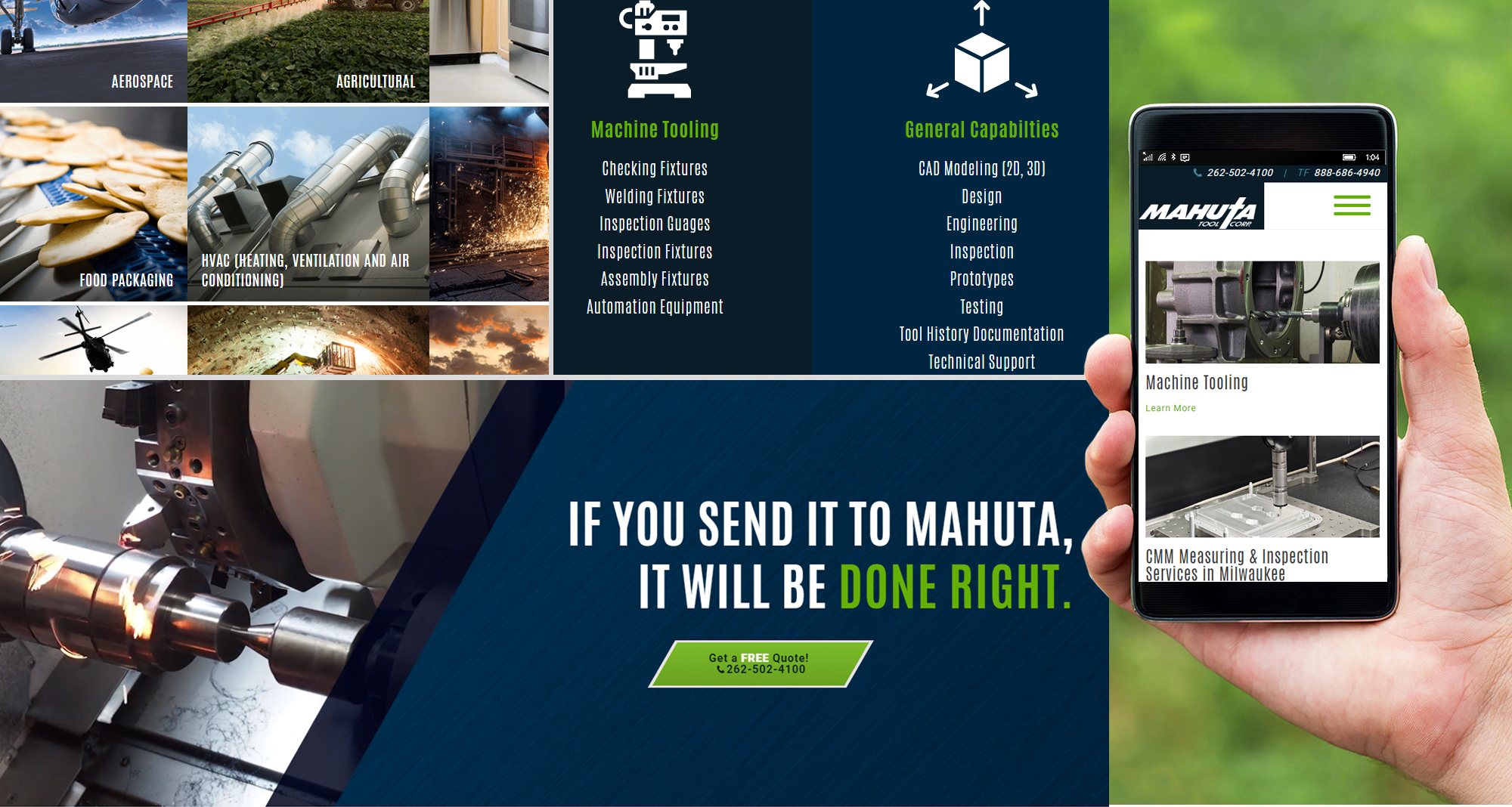 Milwaukee web marketing for Mahuta Tool 