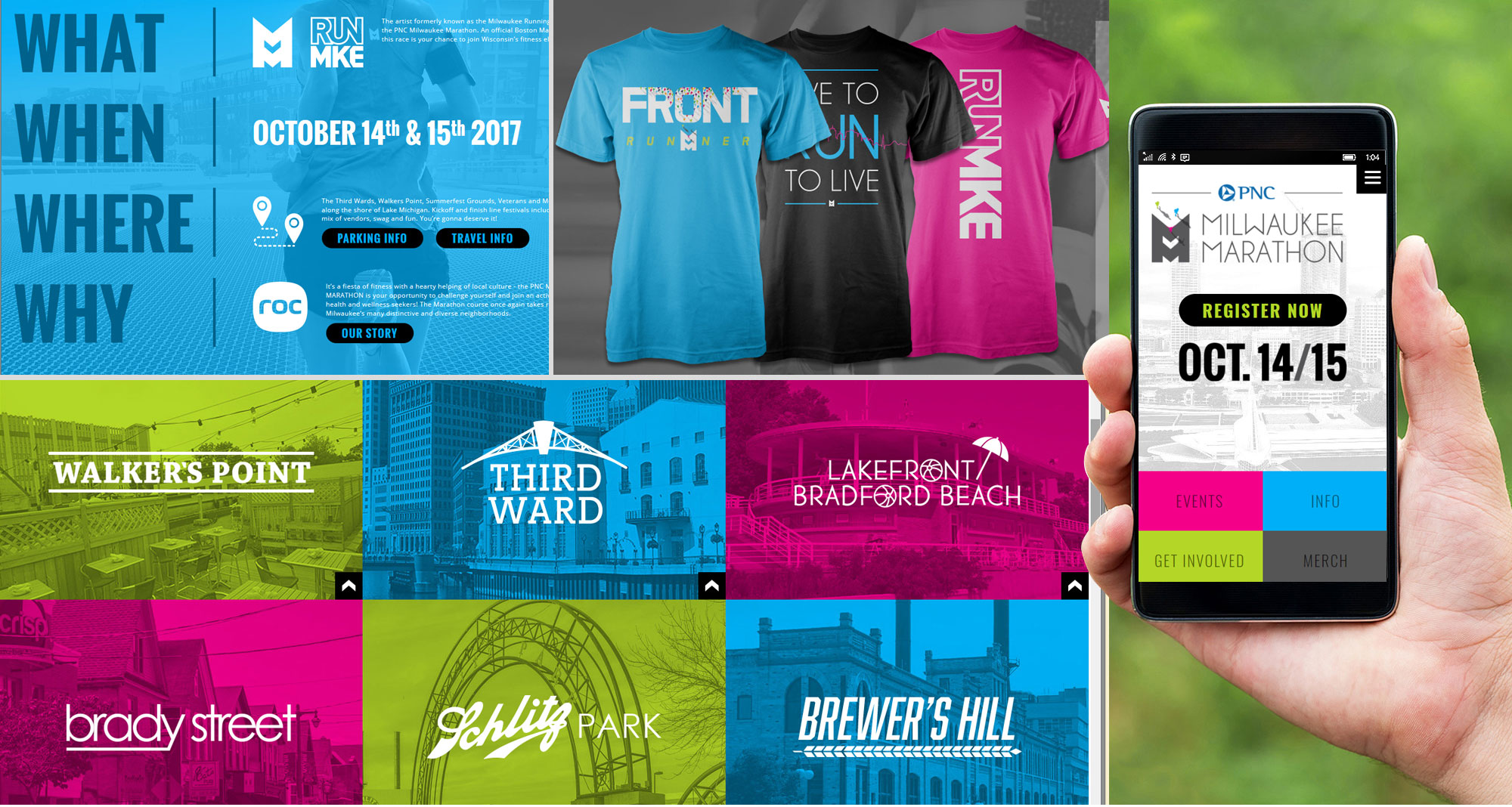 Milwaukee web marketing for the Milwaukee Marathon