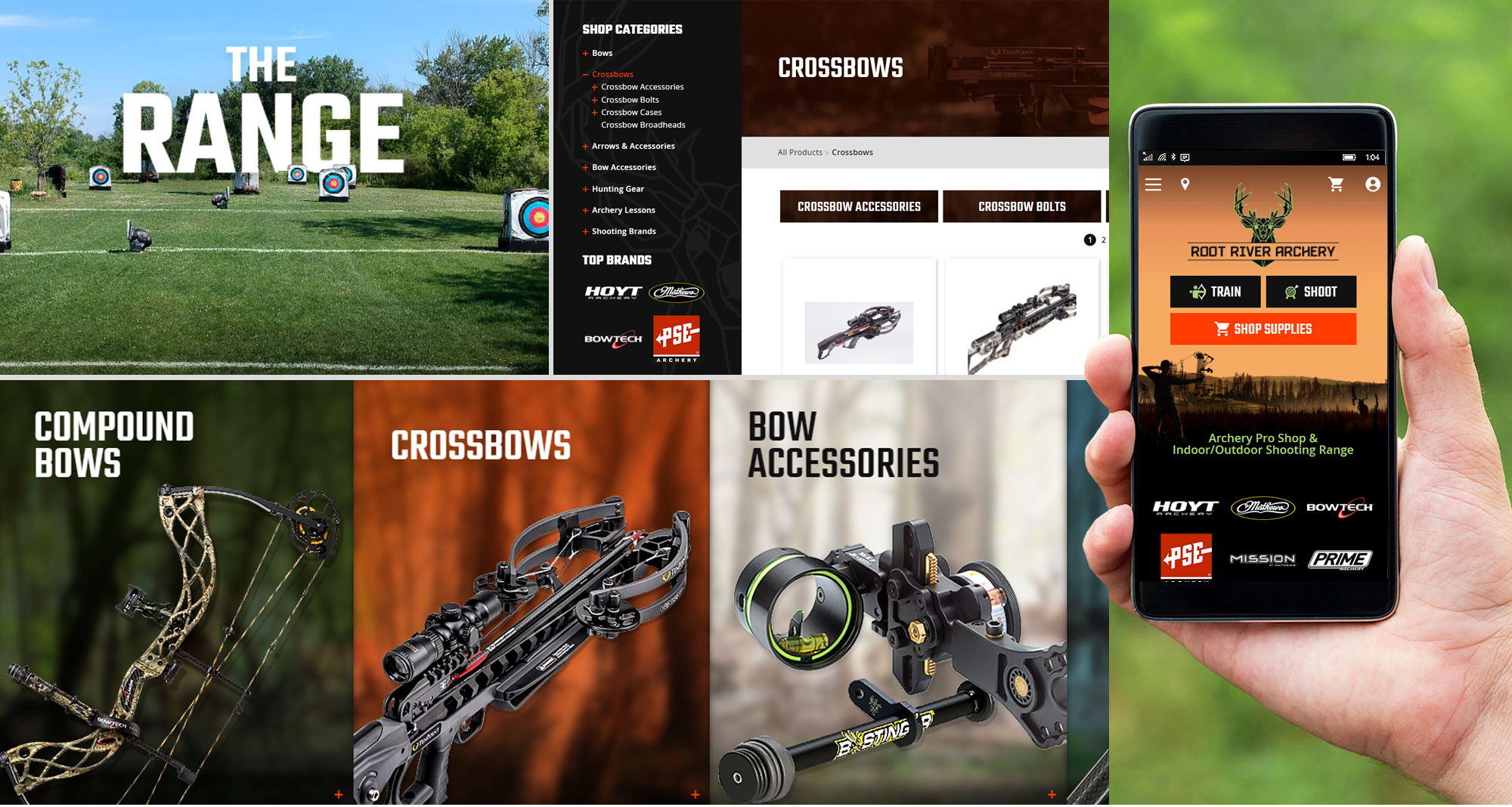 Milwaukee web marketing for Root River Archery
