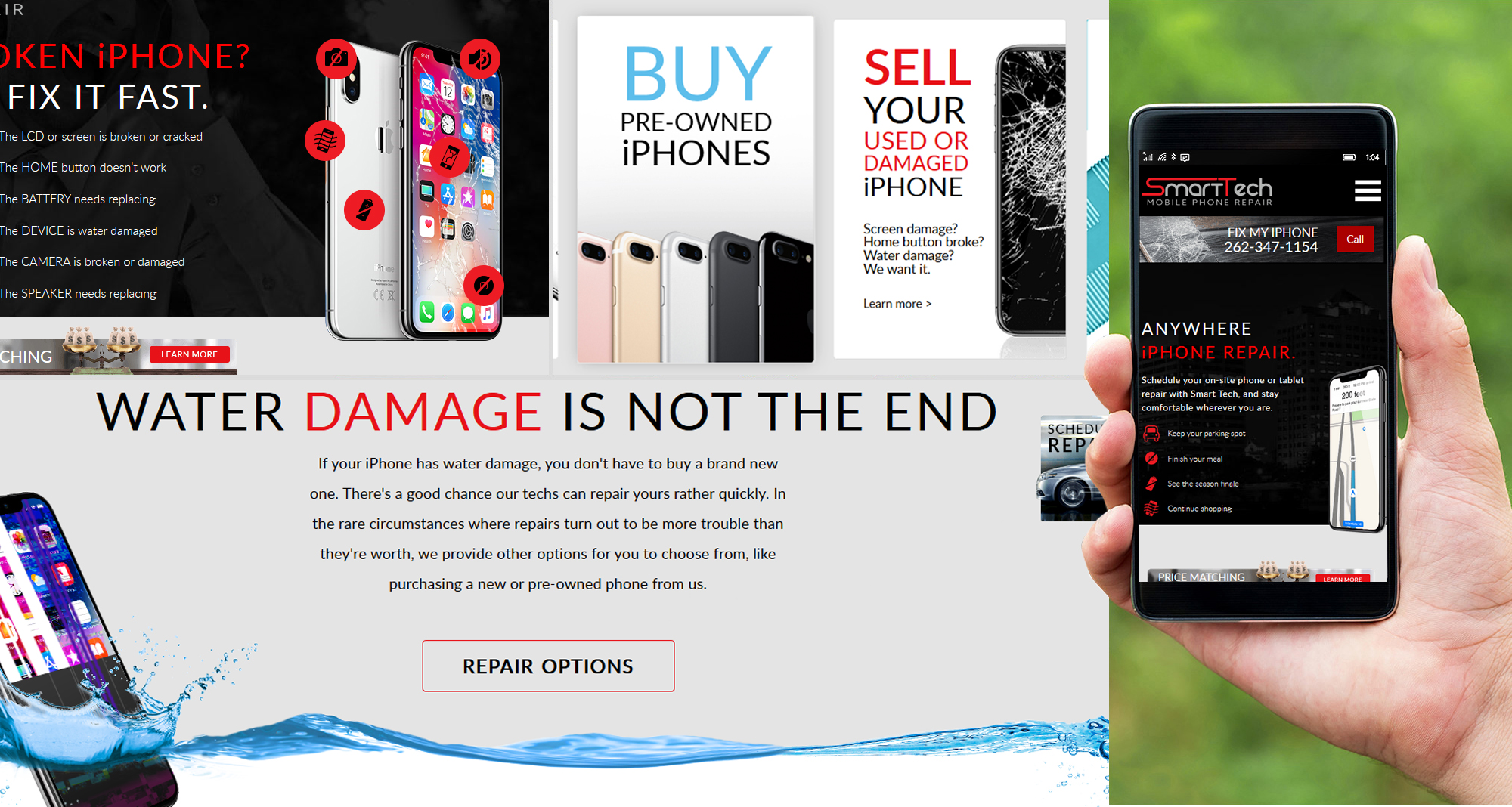 Milwaukee web marketing for Smart Tech Mobile Phone Repair