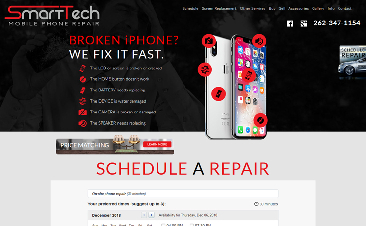 Milwaukee area marketing company offers success to iphone and iPad repair company Milwaukee area marketing company offers success to iphone and iPad repair company