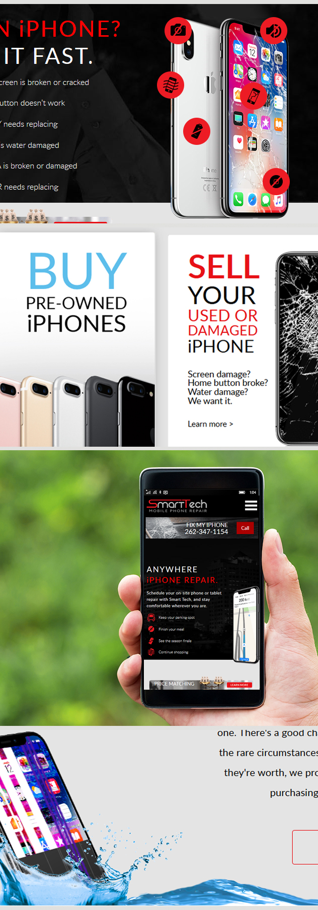 Milwaukee web marketing for Smart Tech Mobile Phone Repair