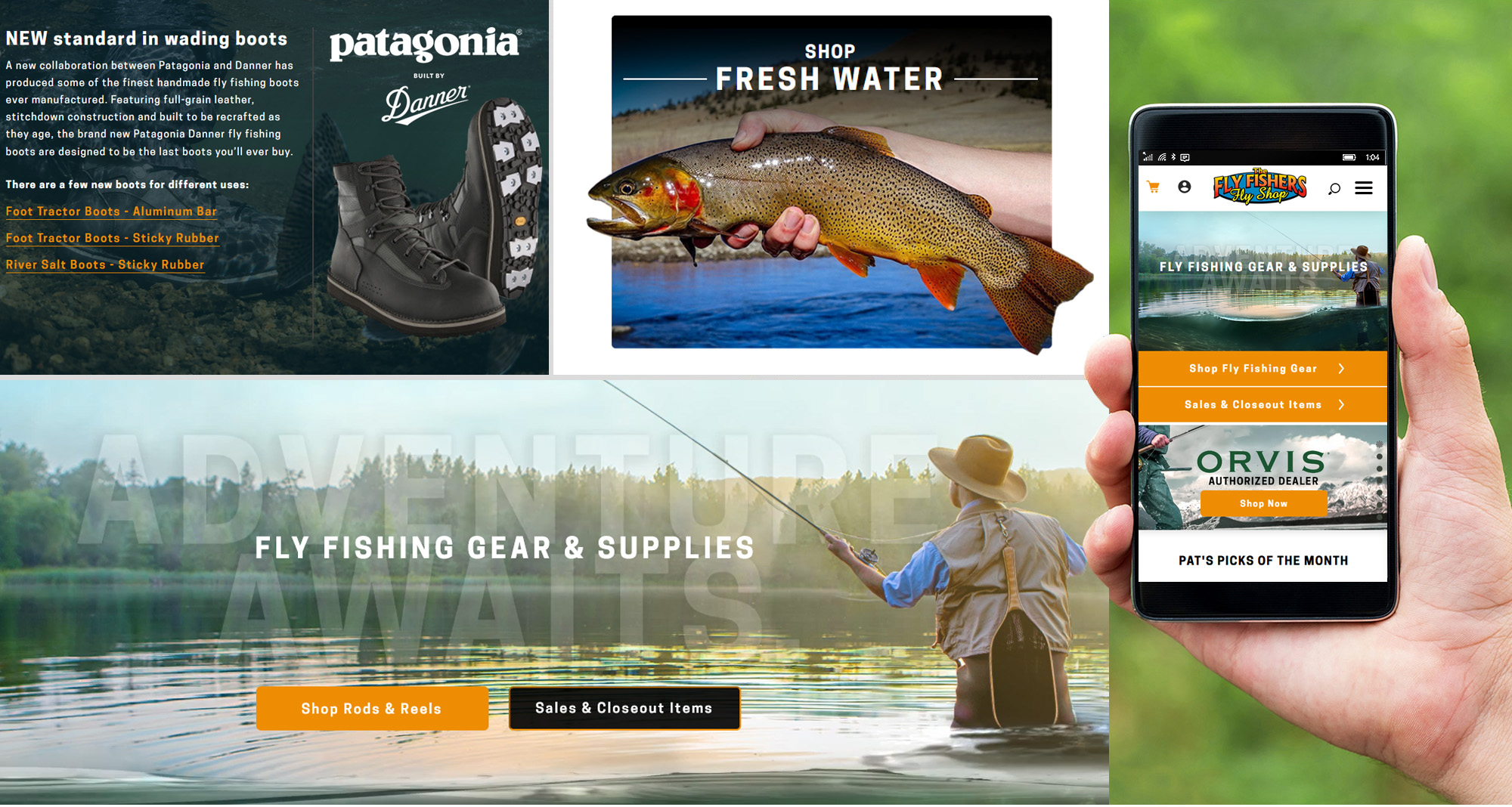 Milwaukee web marketing for The FLy Fishers