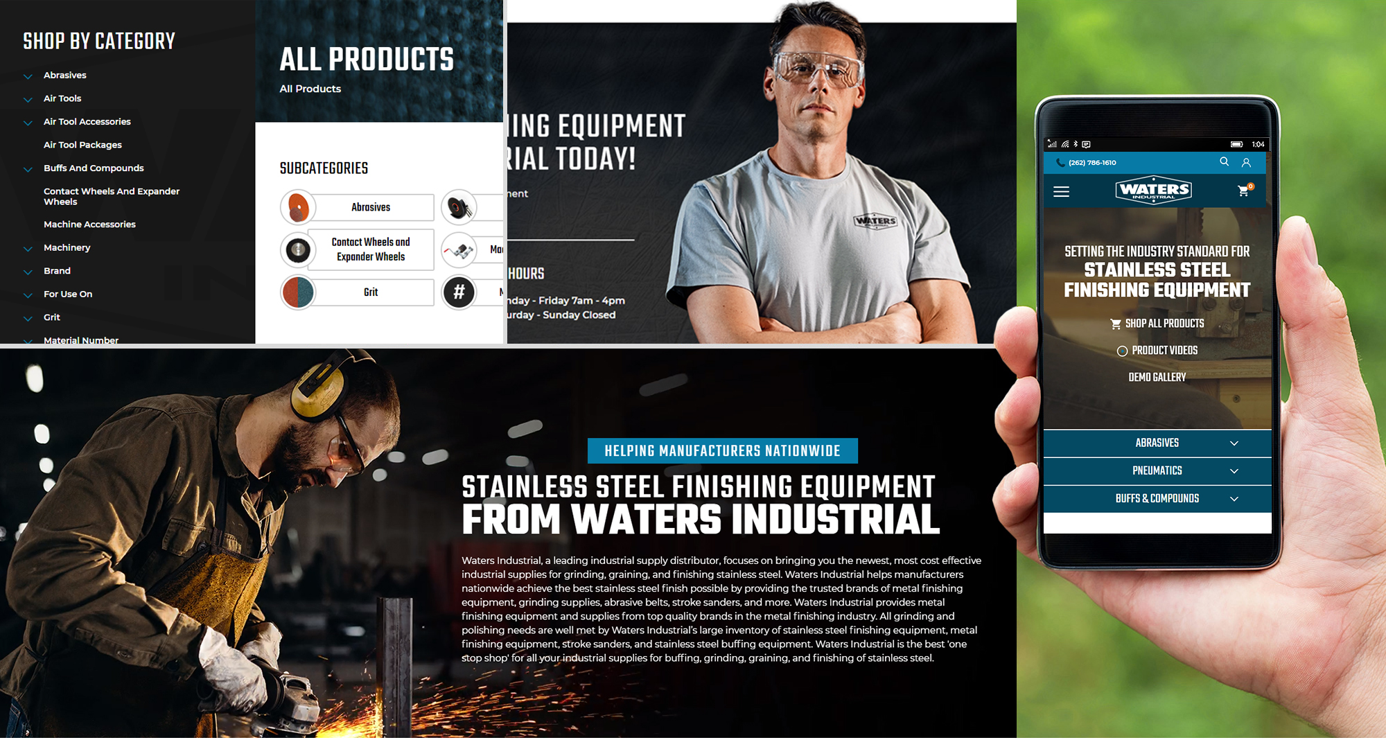 Milwaukee web marketing for Waters Industrial