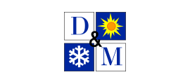 D& M Heating logo by iNET Web Designers