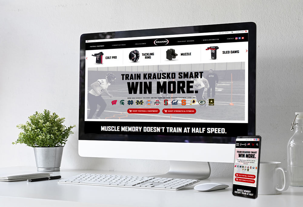 Mobile-responsive website for Krausko built by iNET