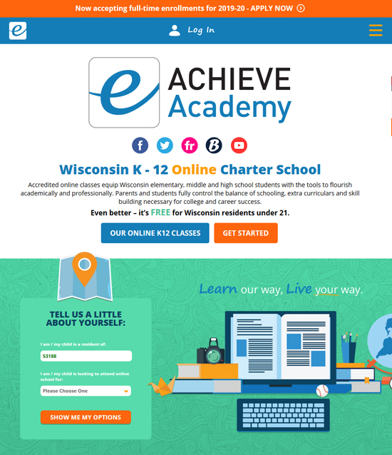 Website design eAchieve